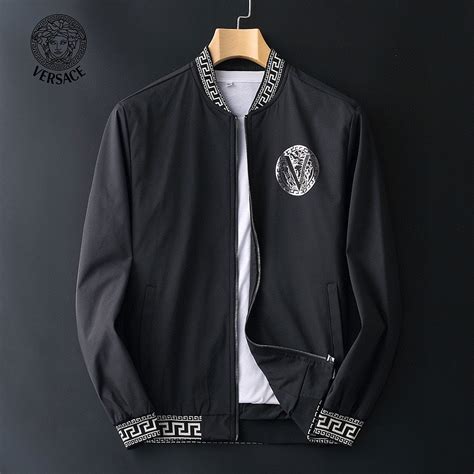 mens versace jacket replica|versace leather jacket men's.